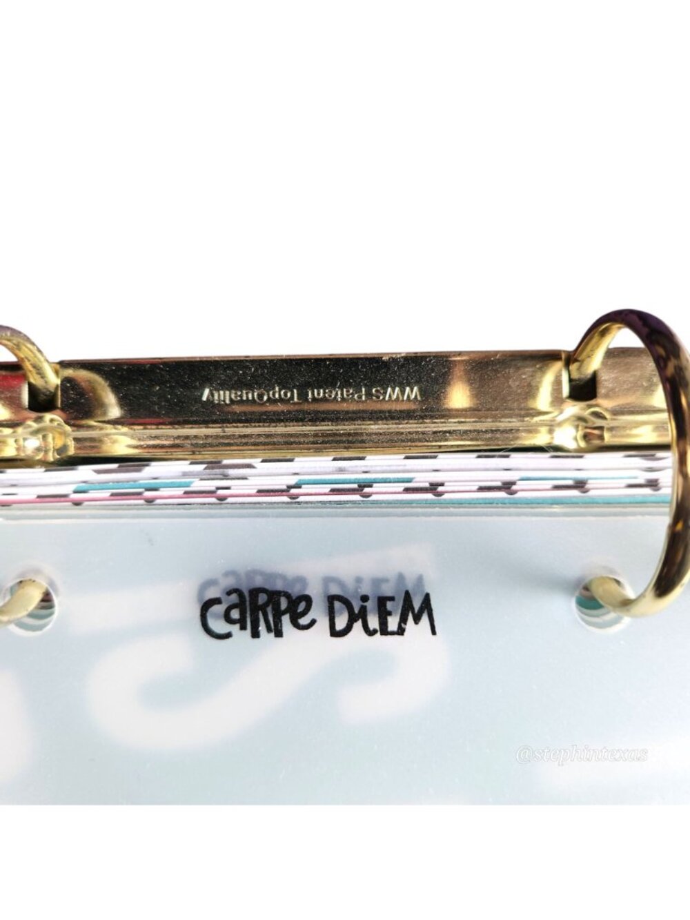 Simple Stories Carpe Diem A5 Planner 6 Rings w/Dividers & Inserts GRAPE - Picture 8 of 12
